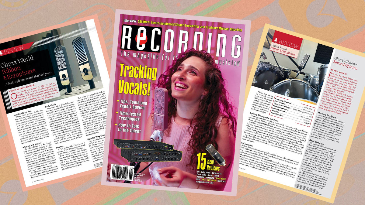 Moorea Masa Ohma Microphone Recording Magazine