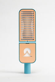 Stripes Ribbon - Teal / Apricot