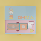 Motif Condenser - Teal / Apricot