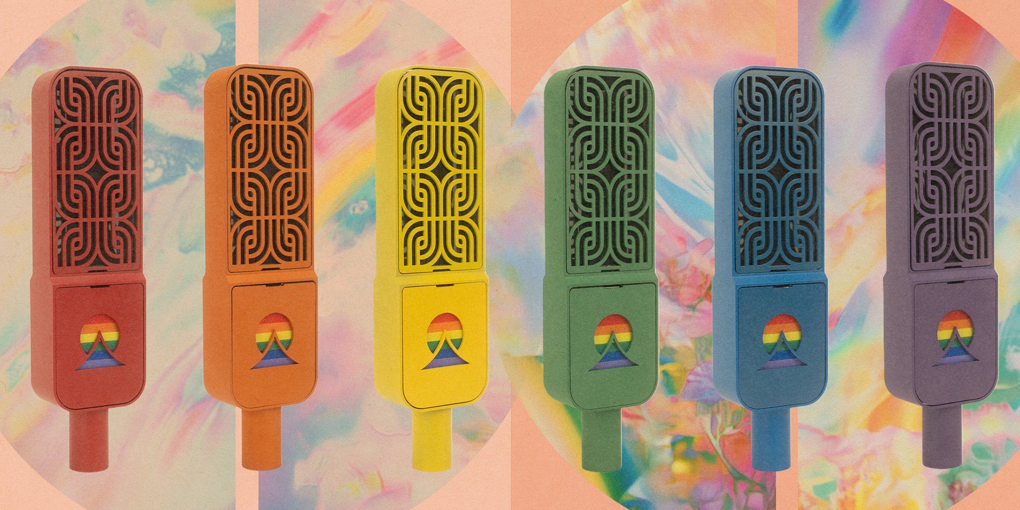 Ohma Pride Rainbow Microphones