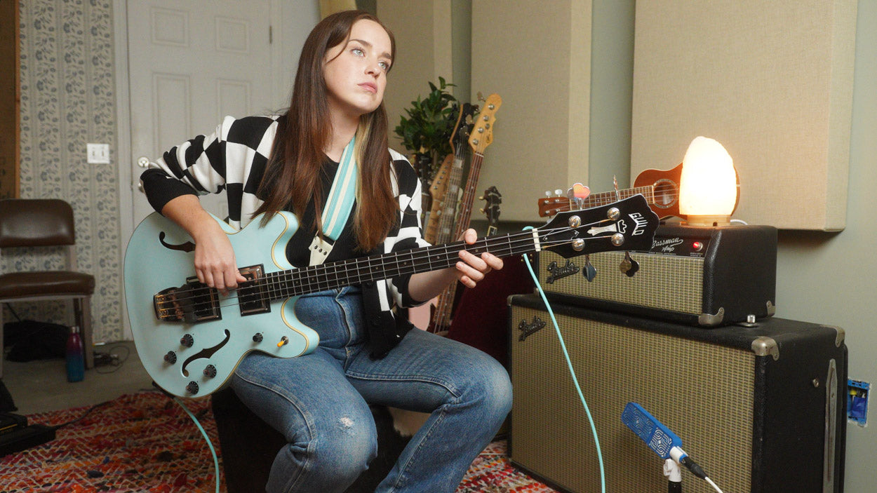 This Is My World - All Made Up - Allee Futterer Playing Bass With Ohma WorldMic