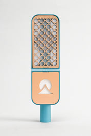 Holes Condenser - Teal  /Apricot