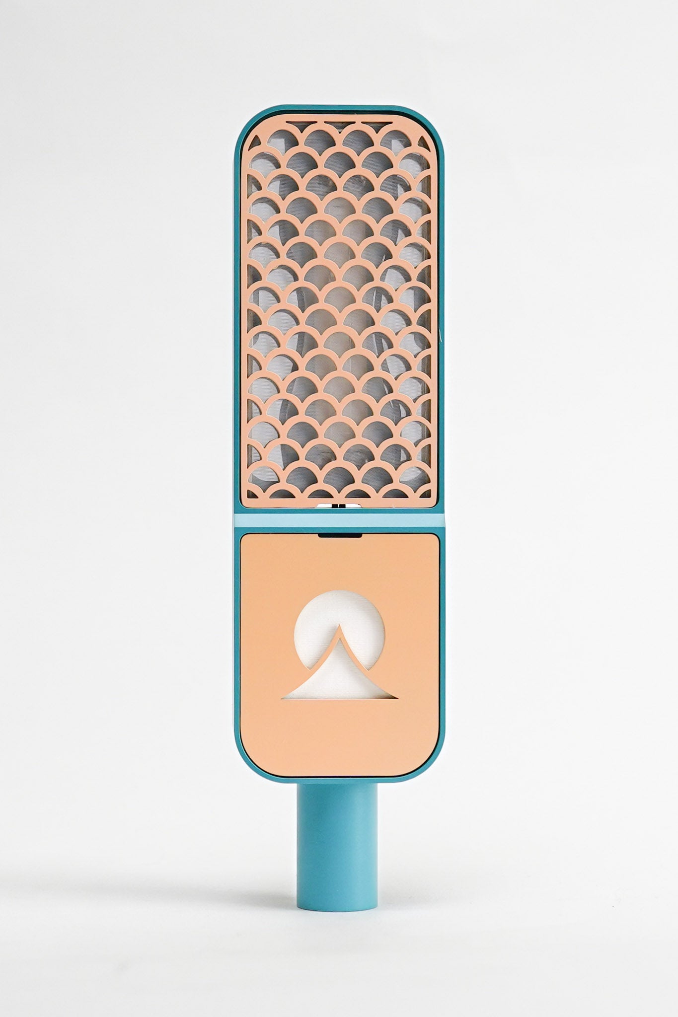 Scales Ribbon - Teal / Apricot