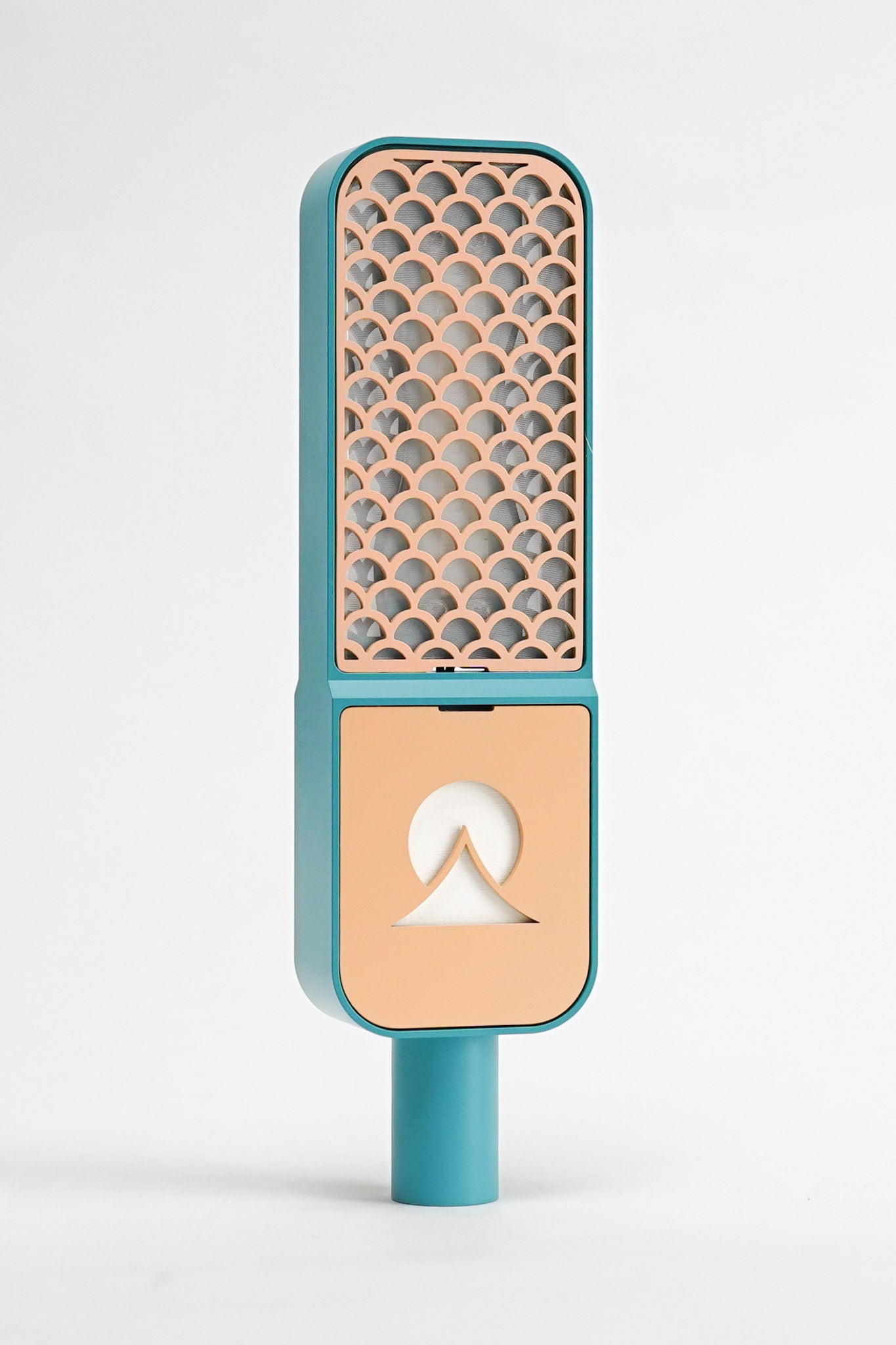 Scales Ribbon - Teal / Apricot