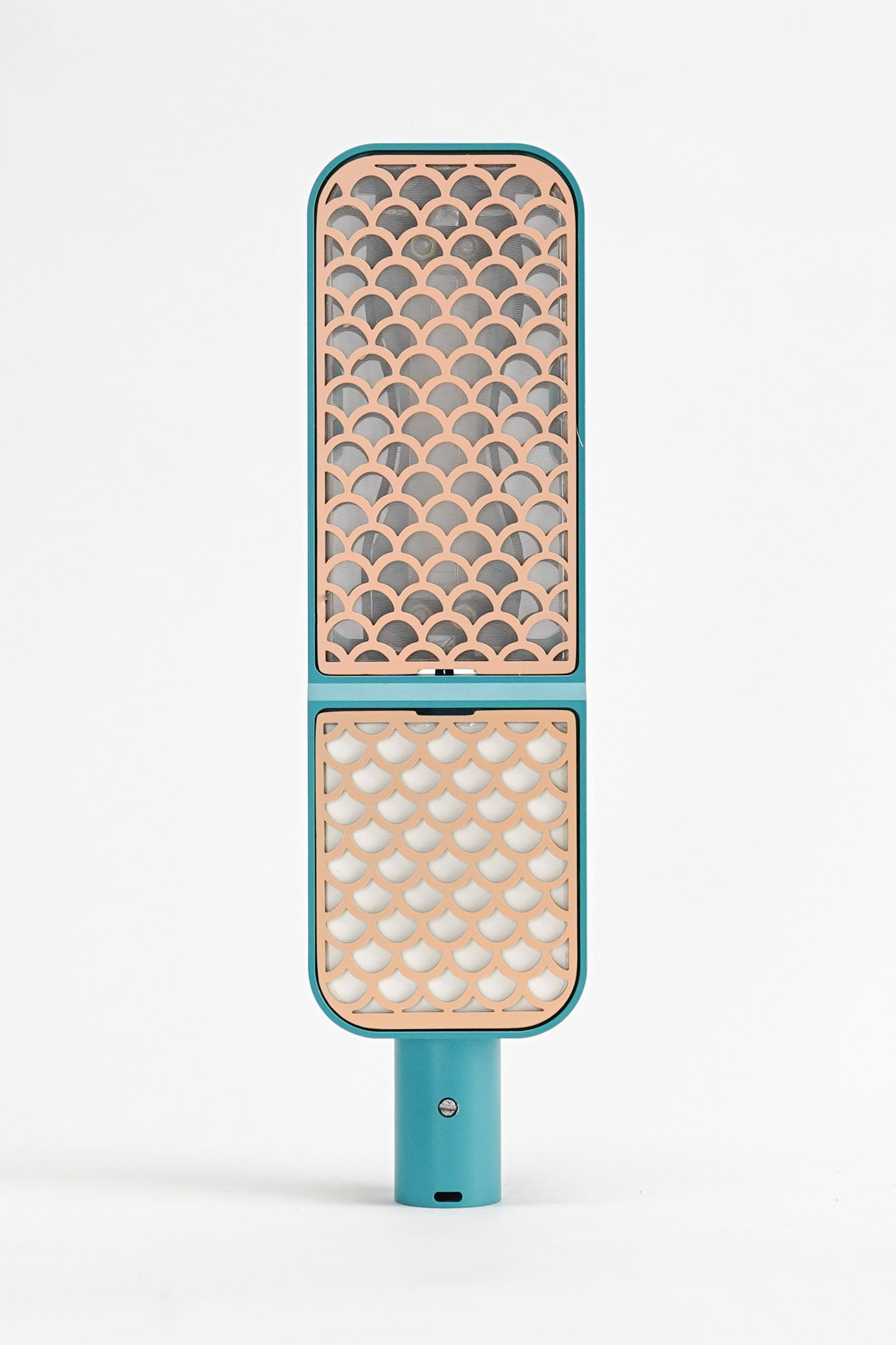 Scales Ribbon - Teal / Apricot