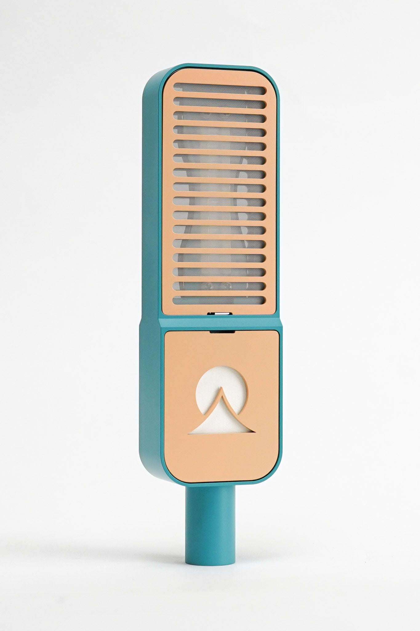 Stripes Ribbon - Teal / Apricot
