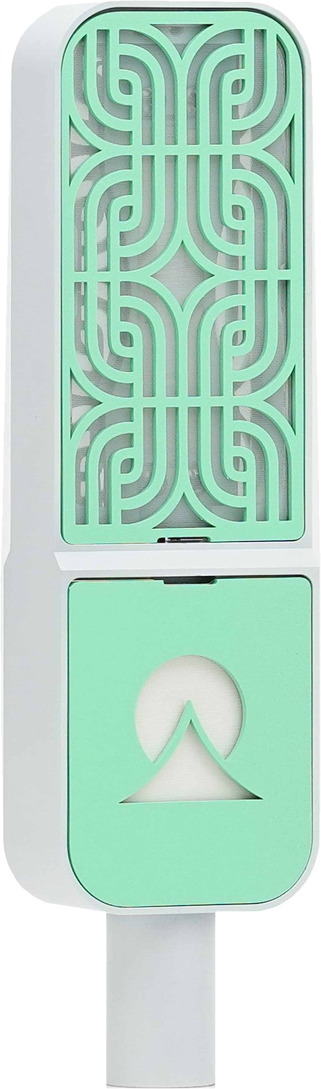 Seafoam Ohma mic, angled