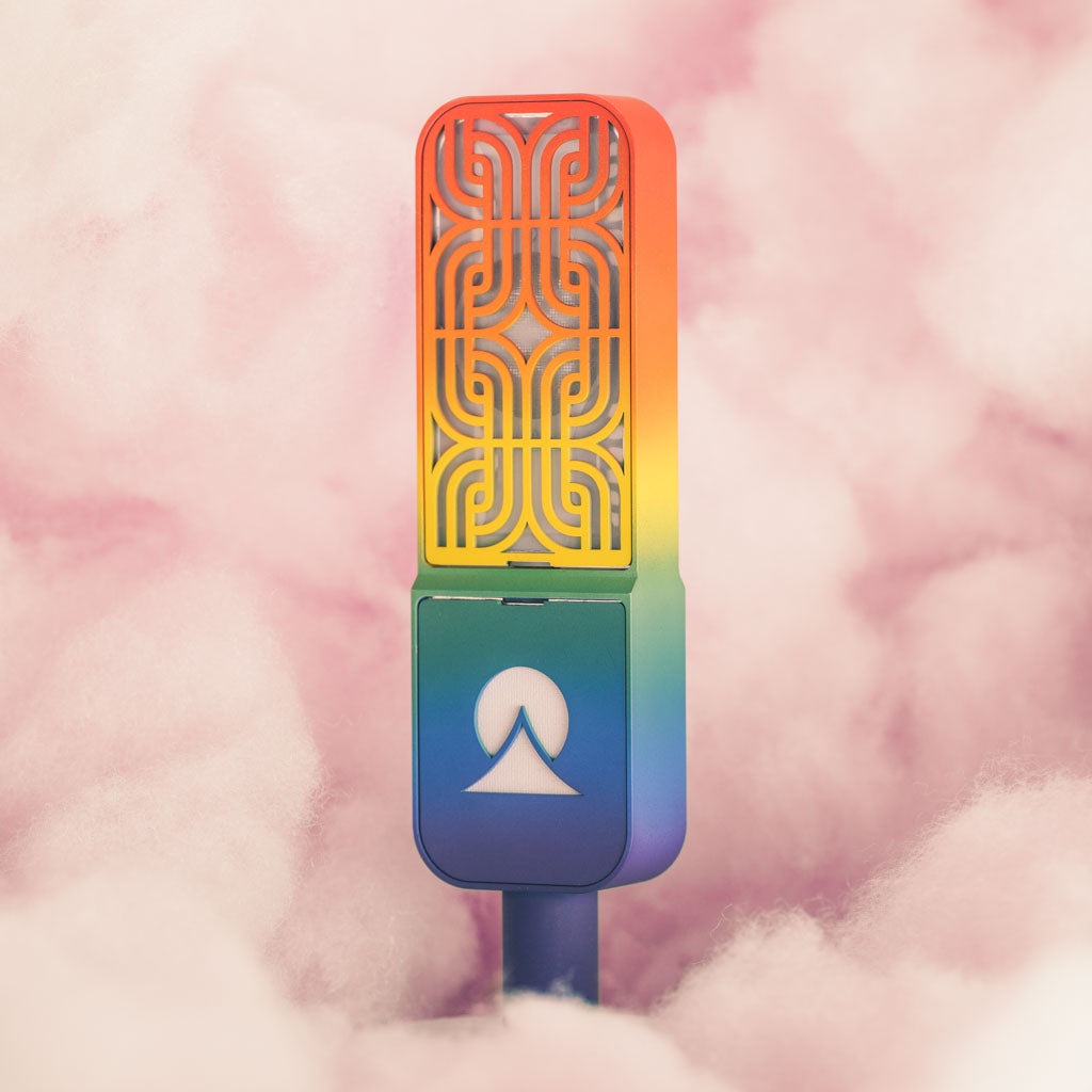 Ohma pride rainbow motif microphone